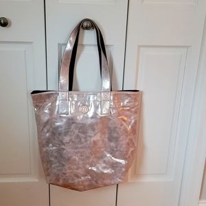 Lululemon tote bag metallic pink